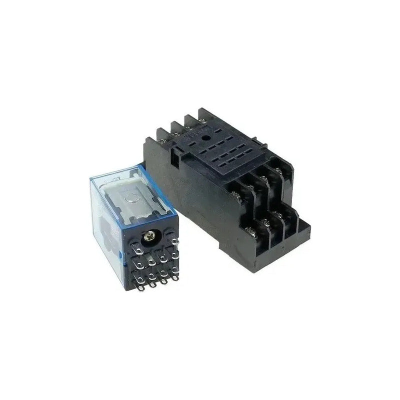 Rele My4n-j 24v Ac 4pdt Relay Hh54p 14 Pines Con Base