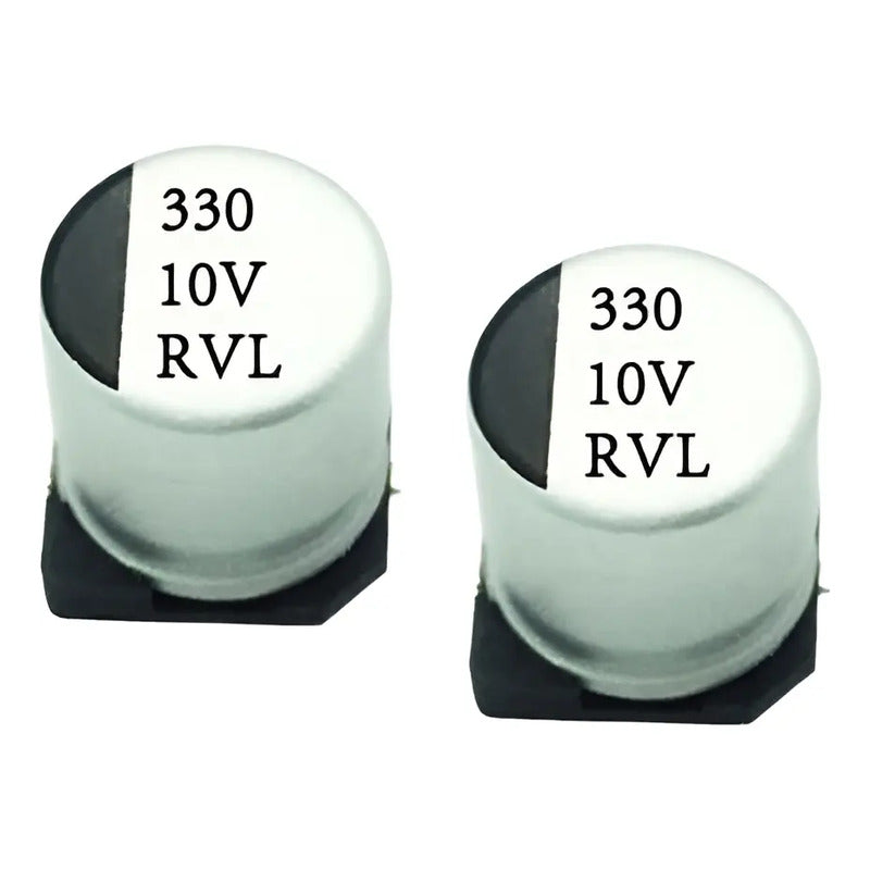 Set De 3 Condensadores Capacitores Solidos De 330uf 10v Smd