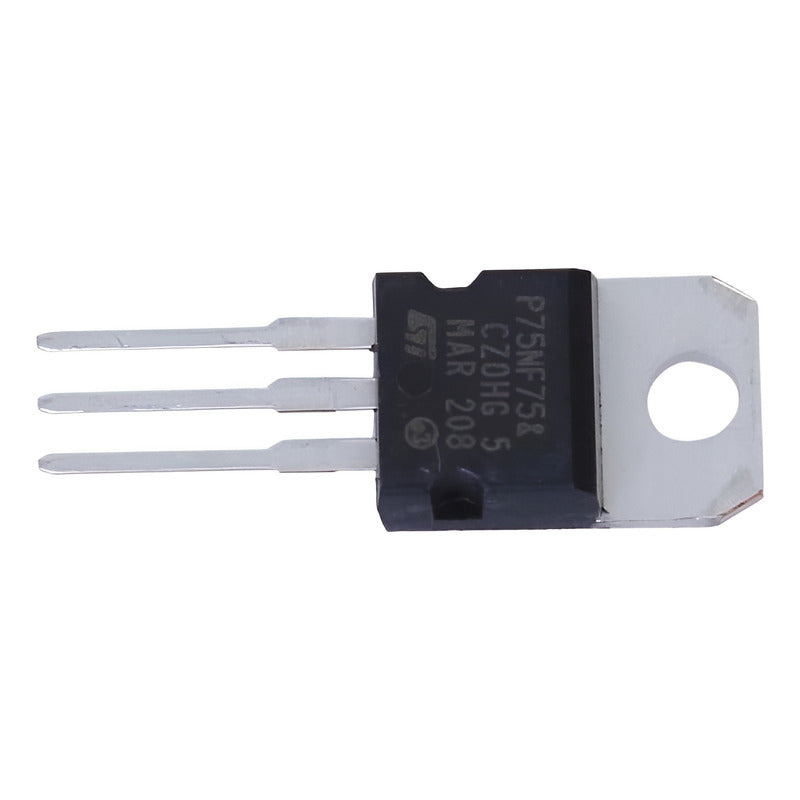 Mosfet De Potencia P75nf75 80a 75v Patas Cortas