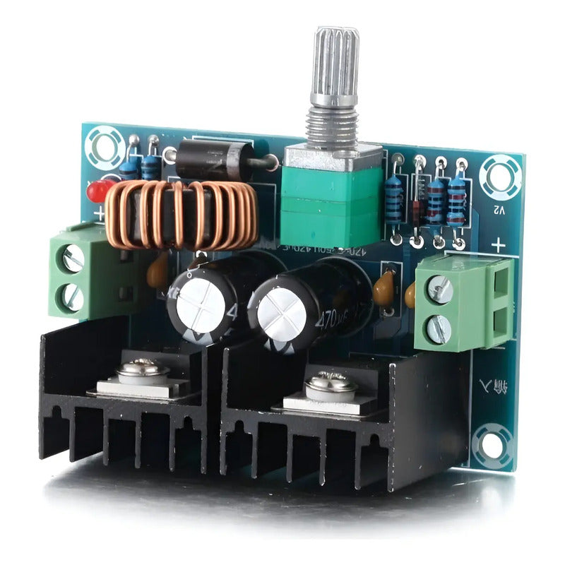 Convertidor Step Down Dc-dc Xl4016 200w 8a 4-40v A 1.25-36v