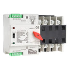 Switch Ats Transferencia Automatico Trifásico 100a 4f 220v Beige