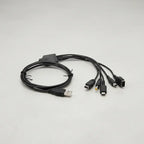 Cable De Carga Usb 5 En 1 Para Consolas Portatiles