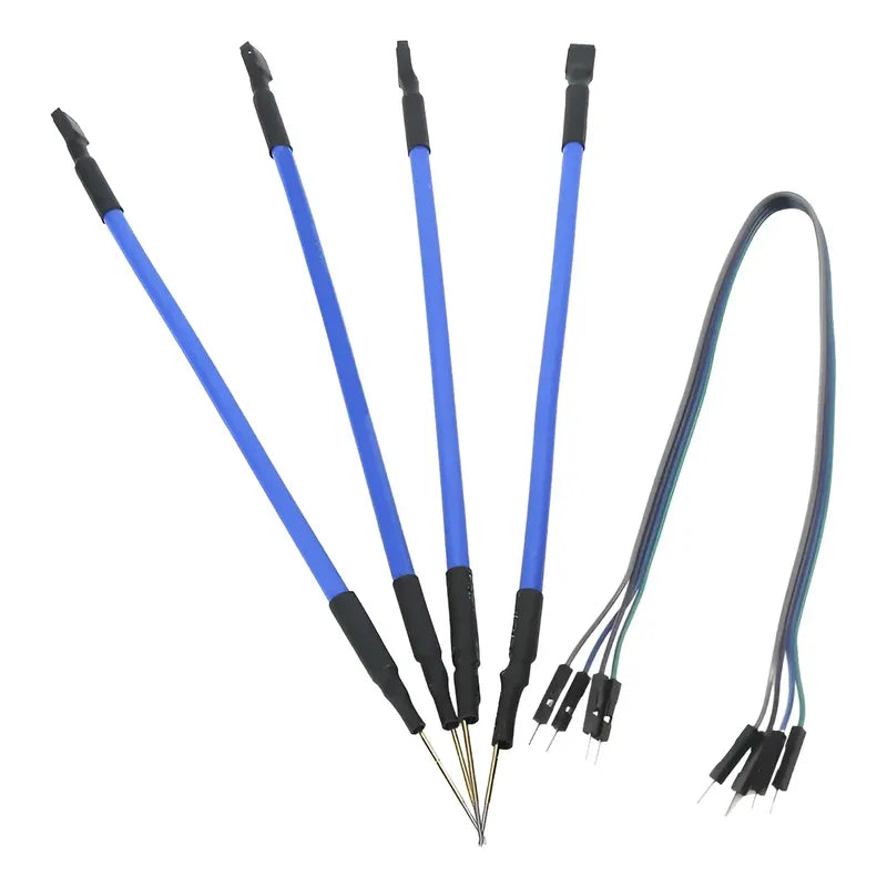 Set 4 Puntas Test Bdm + Cable Compatible Fgtech Gallego Ktag