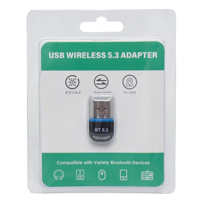 Adaptador Bluetooth Usb 5.3 Receptor Transmisor Para Pc Mac