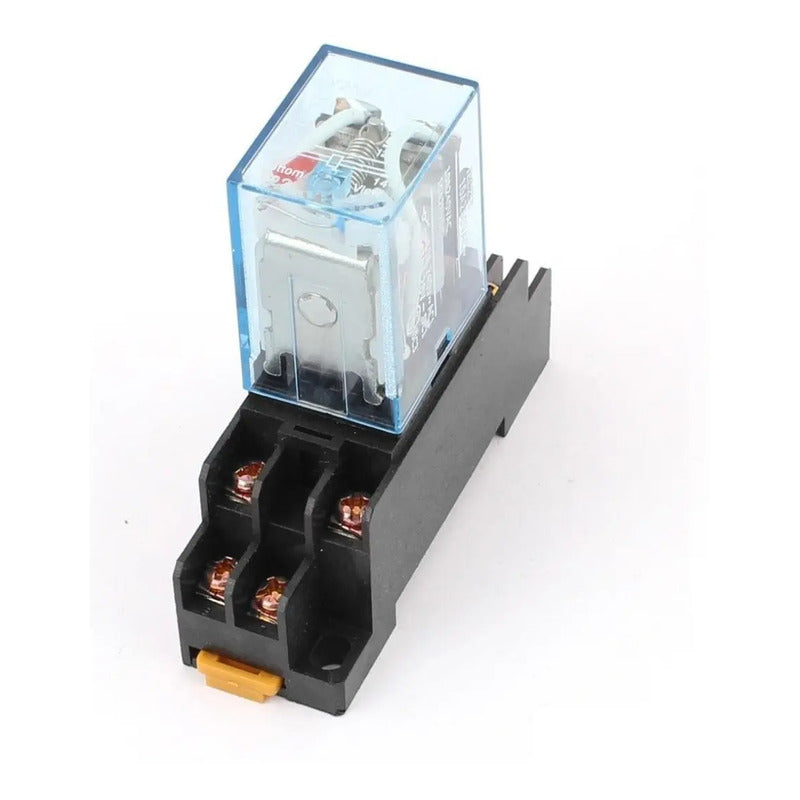 Rele Relay 24v Dc Ly2nj Hh62p Jqx-13f-l 10a Dpdt + Zocalo