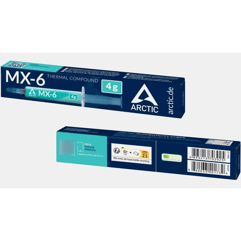 Pasta Térmica Arctic Mx-6 4 Gramos Celeste