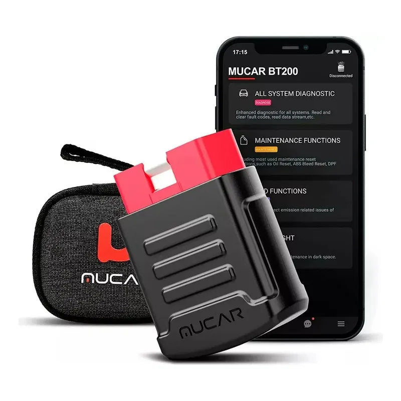 Escaner Automotriz Thinkcar Mucar Bt200 Multimarca Obdii Obd