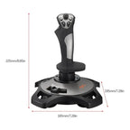 Joystick Palanca Simulador Vuelo Mando Pxn 2113 Pro Gamepad Negro