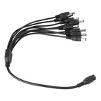 Splitter Alimentación 1x8 Tereparochile Pulpo Cable Cctv Cámaras 5.5mm