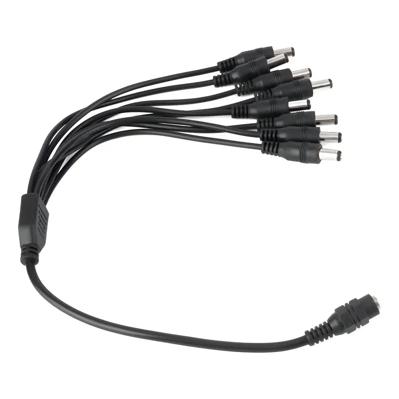 Splitter Alimentación 1x8 Tereparochile Pulpo Cable Cctv Cámaras 5.5mm