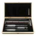 Kit Medidor Alcohol 0-100% Destilados Termometro Densimetro