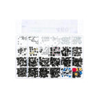 Kit 460 Botones Interruptor Pulsador Microbotones 24 Tipos Negro
