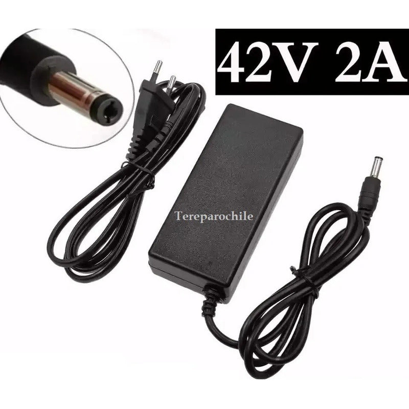 Cargador Bateria Bicicleta Electrica 36v Entrega 42v 2a Plug