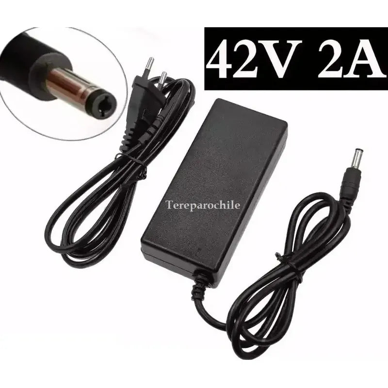 Cargador Bateria Bicicleta Electrica 36v Entrega 42v 2a Plug