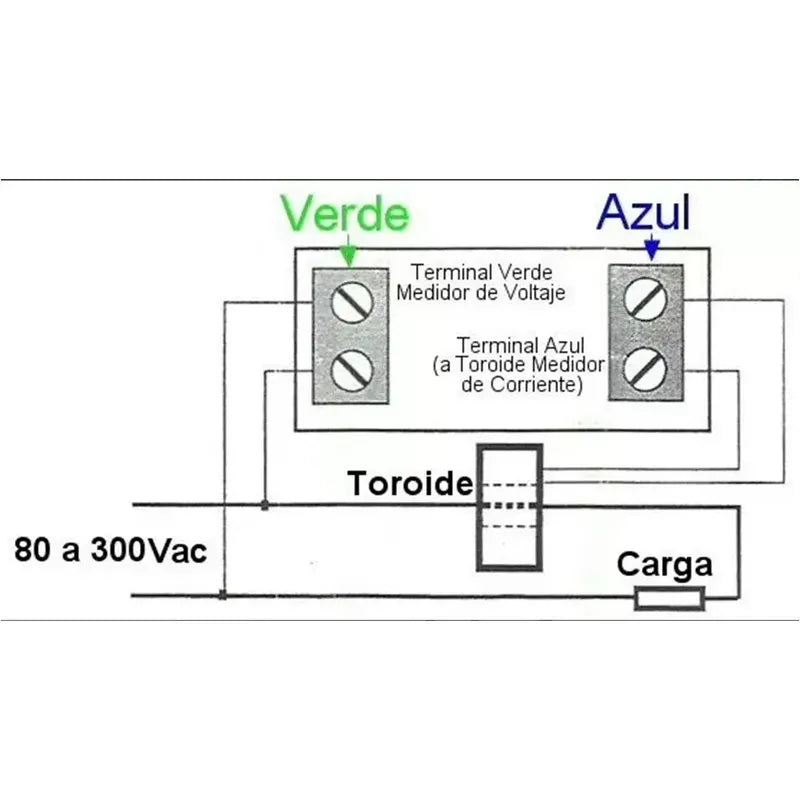 Medidor Consumo Kwh Corriente Lcd Potencia Voltaje 110v 220v