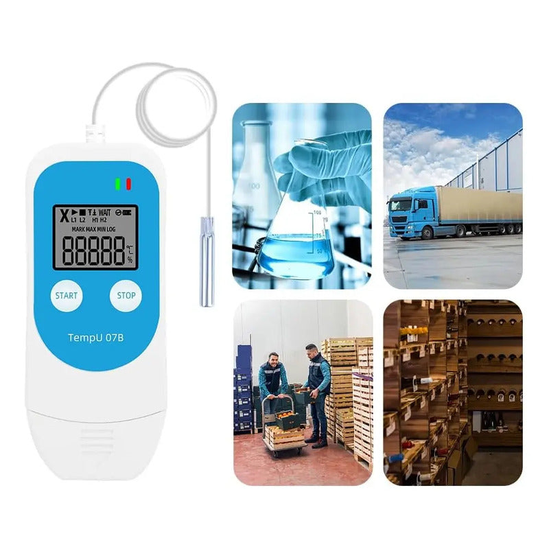 Registrador Temperatura Humedad Data Logger Usb Con Sonda