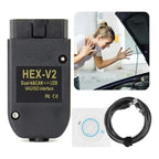 Scanner Vagcom Hex-v2 Vcds V 25 Escaner Para Audi Volkswagen