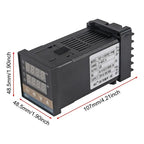 Set Termostato Control Temperatura Digital 220v Rex-c100 Ssr