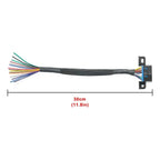 Cable Extension Obd2 J1962 16 Pines Conector Hembra 30cm