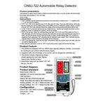 Probador Tester Rele Automotriz 12v 24v 4 A 5 Pin Portatil
