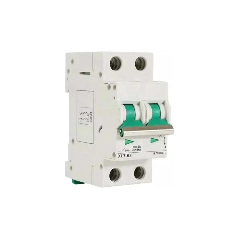 Interruptor Automático Disyuntor Solar Dc 1000v Max 2p 20a 20a