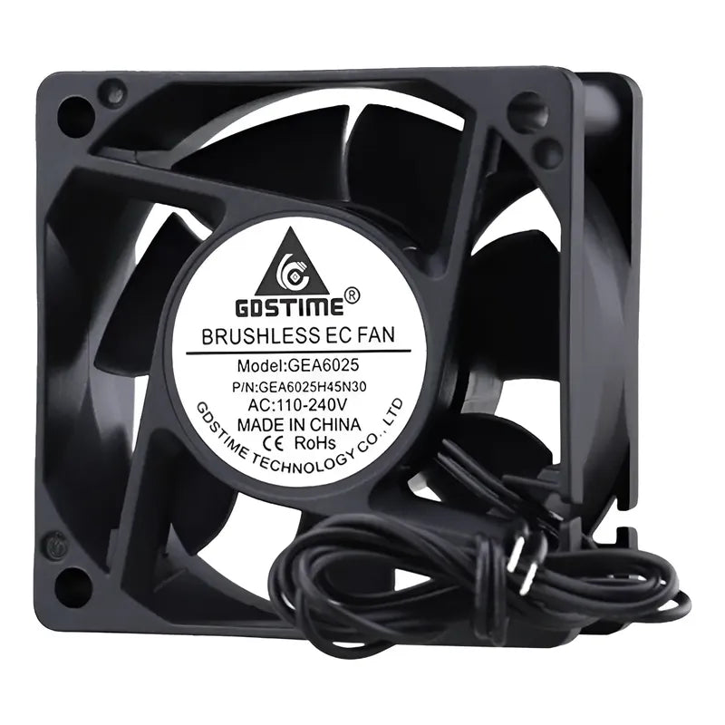 Ventilador Cooler Fan 60mm X 25mm Directo A 220v 110v 6025
