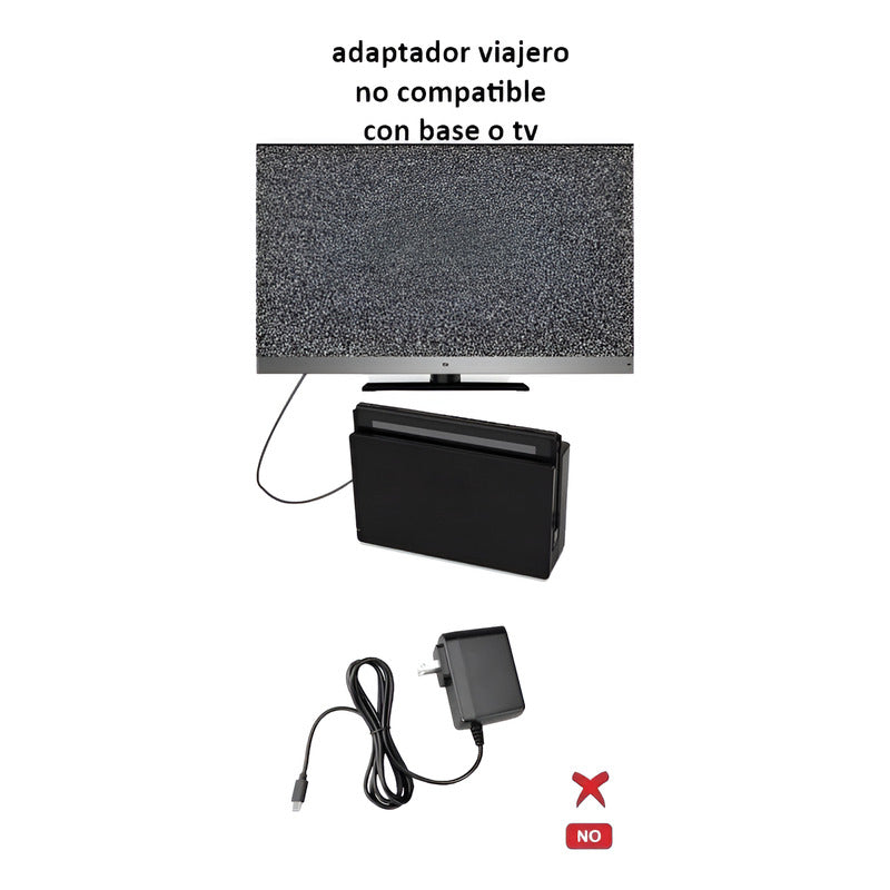 Cargador Adaptador Para Nintendo Switch Nsw 5v 2.6a Viajero