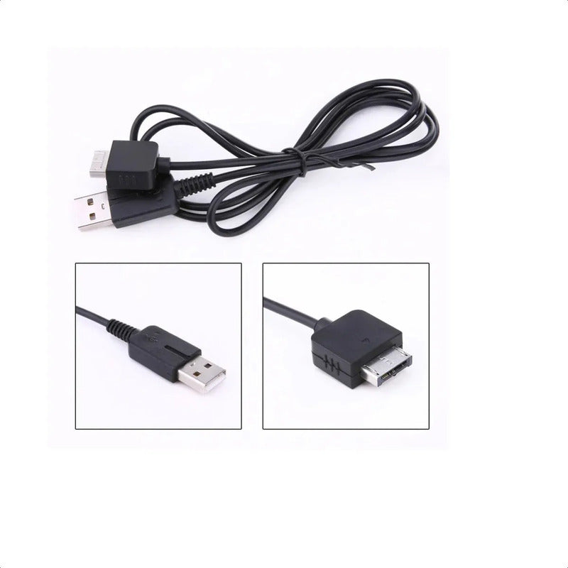 Adaptador Cargador Ps Vita + Cable Datos + Cable Poder