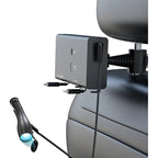 Estacion Carga Telefono 65w Asiento Trasero Auto Usb Cargado Negro