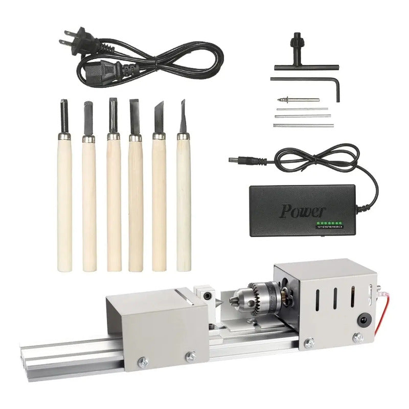 Torno De Mesa Carpinteria 100w 7000rpm 12 24vdc + 6 Formon
