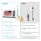 Otoscopio Profesional Digital 3.9mm Pantalla 4.3in Hd Oido Blanco