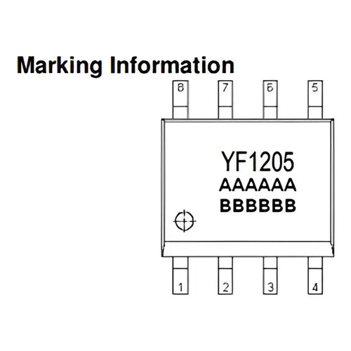 2x Yf1205 Sop8 300khz, 4a / 23v Step-down Converter