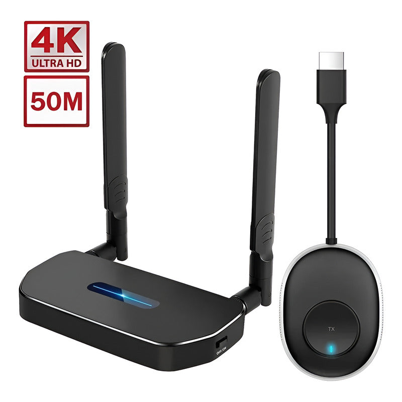 Kit Transmisor Video Hdmi Adaptador Inalámbrico 4k Wi-fi Hd