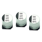 Set De 3 Condensadores Capacitores Solidos De 330uf 10v Smd