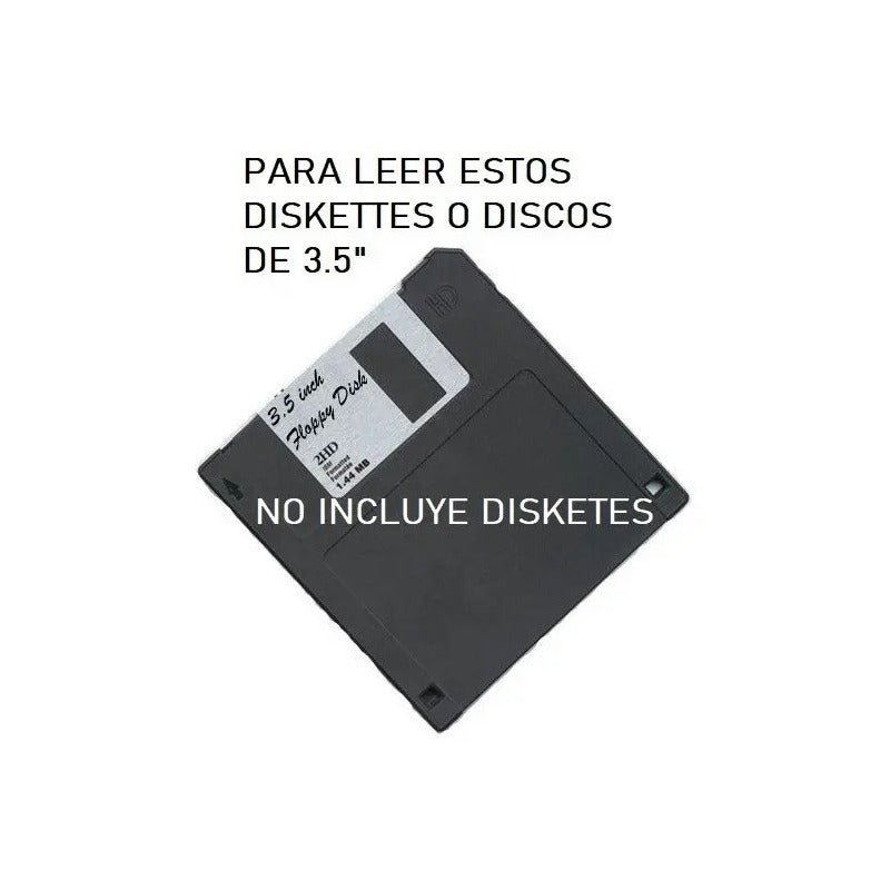 Unidad De Diskette O Floppy Usb Externo 1.44mb 3.5 Disquete