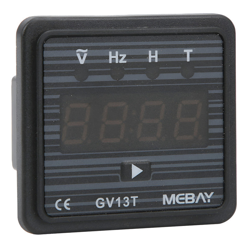 Horometro Voltímetro Digital Medidor Voltaje Frecuencia 220v