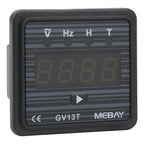 Horometro Voltímetro Digital Medidor Voltaje Frecuencia 220v