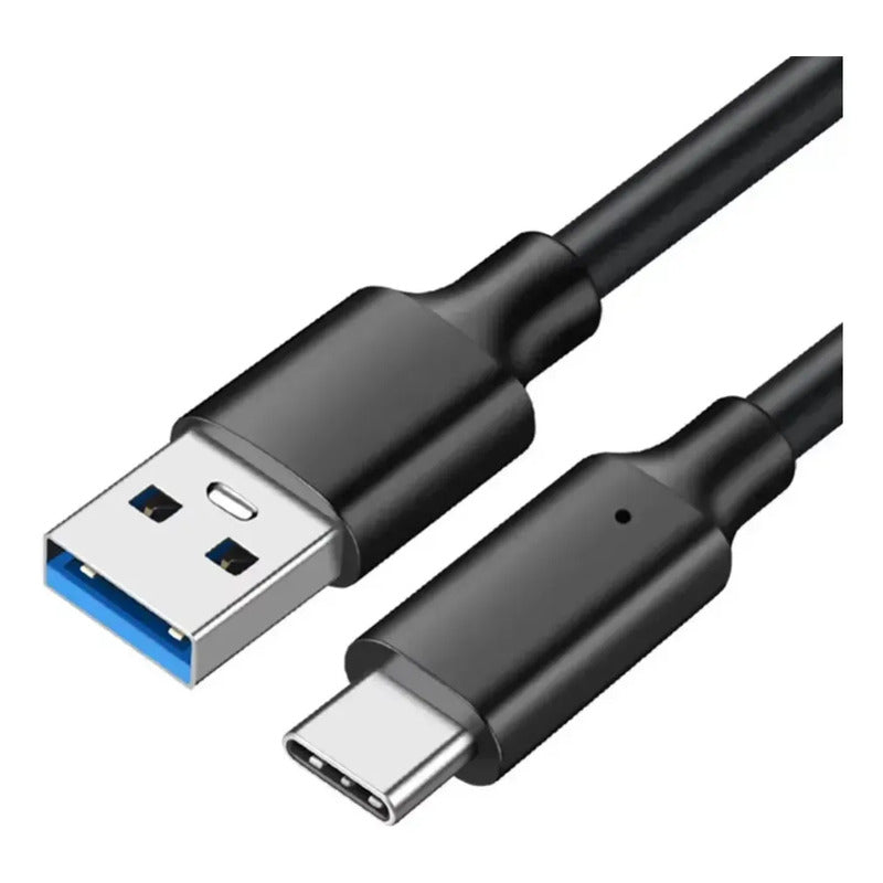 Cable Usb De Tipo A A Tipo C Para Carga Rápida Y 60w De Potencia Negro