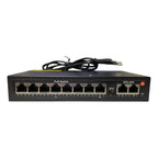 Switch Poe 8 Puertos + 2 Uplink De Red Modelo 1028mn