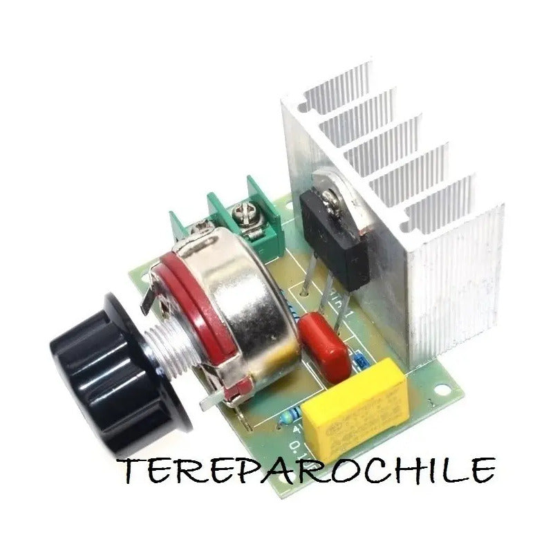 Dimmer Regulador Velocidad Motor 4000w 220v Control Pwm Scr