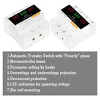Ats Protector Voltaje Ajustable 220v 100a Auto