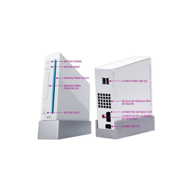 Cable Av Nintendo Wii 3 Colores Cable Rca Consola Wii Stereo