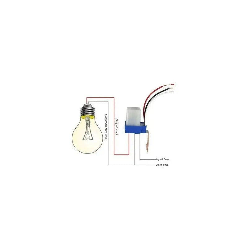 Fotocelda Sensor Luz Encendido Foco Lampara 24v Dc 10a As-10