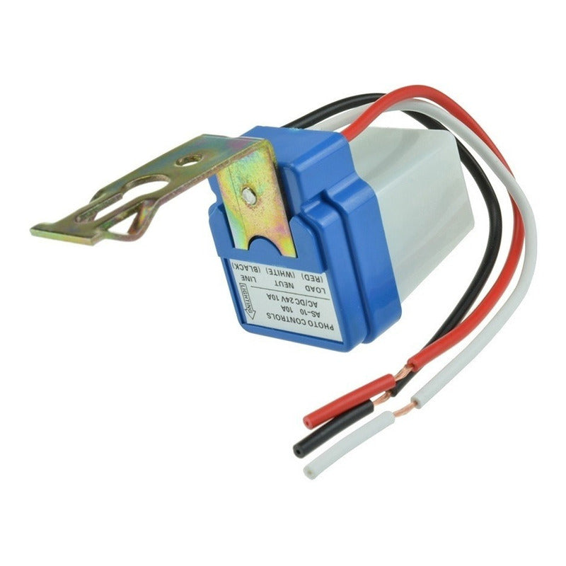 Fotocelda Sensor Luz Encendido Foco Lampara 24v Dc 10a As-10