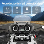 Parlante Moto Bluetooth Antirrobo Sonido Radio Fm Alarma Mp3