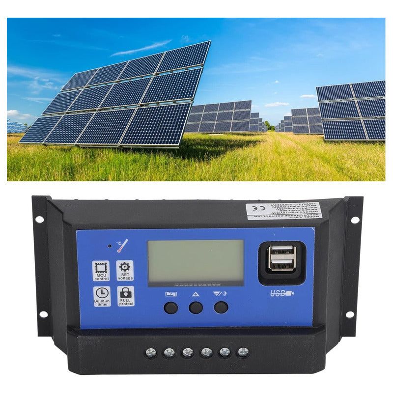 Regulador Panel Solar Controlador Fotovoltaico 12v24v 60apwm