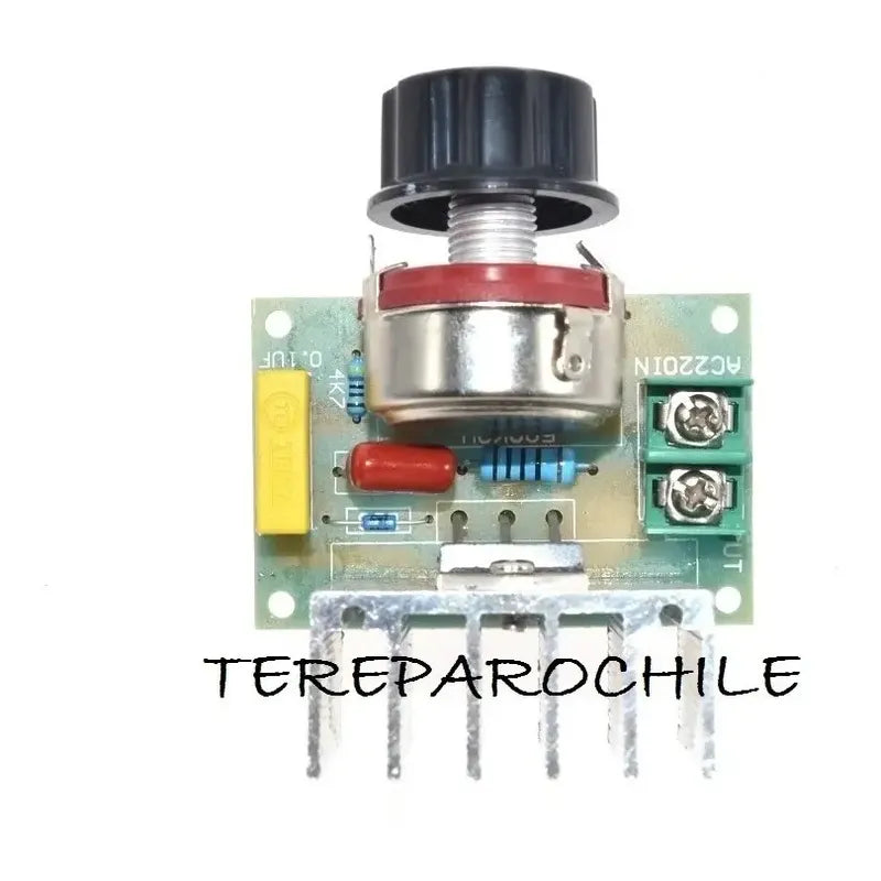 Dimmer Regulador Velocidad Motor 4000w 220v Control Pwm Scr