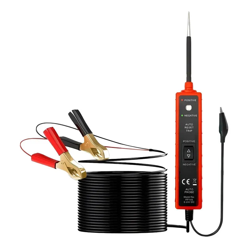 Punta Lógica Automotriz 12v 24v Probador Circuito Eléctricos Rojo