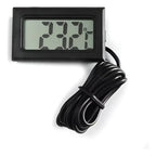 Mini Termómetro Digital Lcd Con Sonda -50 A 110 ºc Negro