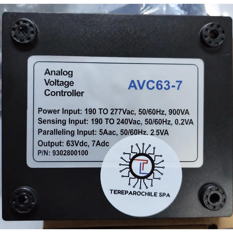 Regulador Voltaje Avr Generador Avc63-7 Para Basler Doosan